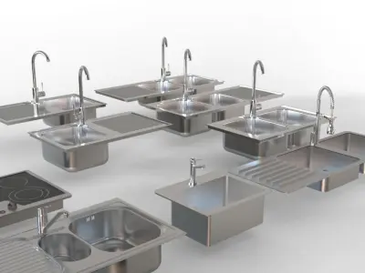 KITCHEN ACCESSORIES EQUIPMENT DECOR 3D MODEL PART 1 3D model