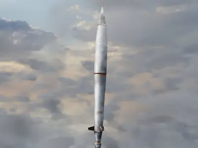3D missile free model Free low-poly 3D model