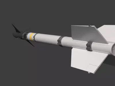 Aim-9 not textures  3D model