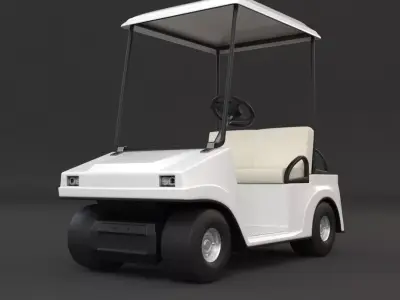 Golf cart 3D model purchase