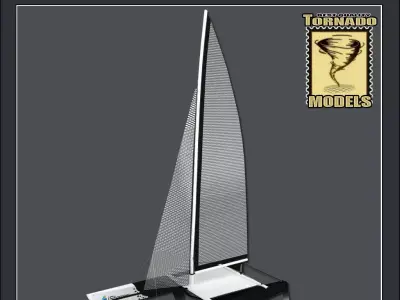 Windsurf - Tornado Boat 3D model