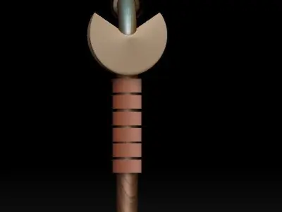fantasy spear 3D model purchase