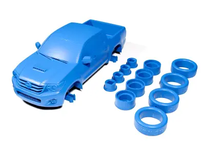 Toyota Hilux 3D print model