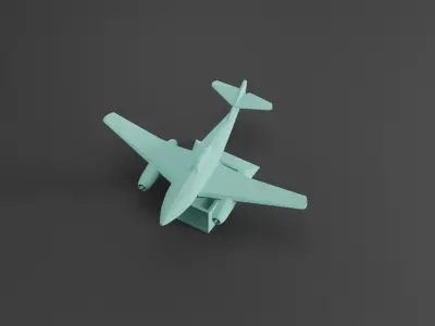 Me 262 Plane 3D print model