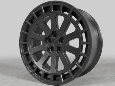 Black Rhino Wheels Boxer Rims 3D model