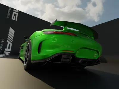 Mercedes AMG GT r  Free 3D model