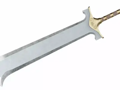 Big sword 5 3D model