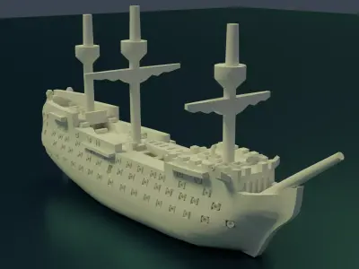 HMS Victory 3D print model