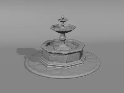 Model 03 - Fountain 3D model