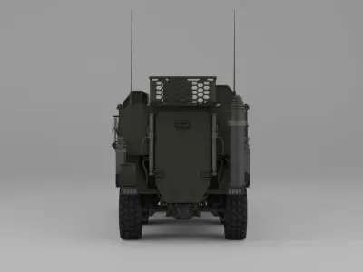 TITUS 6x6 3D model