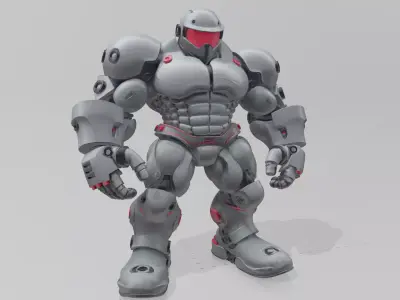 Cyber Power Armor 3D model