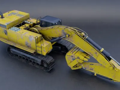 Generic Excavator 3D model 3D model