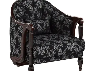 Ravencrest Classic Armchair 3D model
