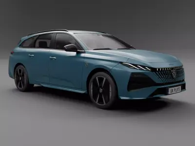 Peugeot 308 Sw 2026 Free 3D model