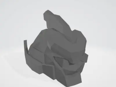 Super Mecha - Myatre of Code Name MY4T3 - 3D Print Ready Low-poly 3D model