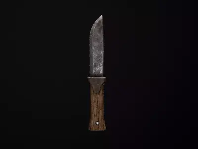 Survival Kit - Dagger Free low-poly 3D model