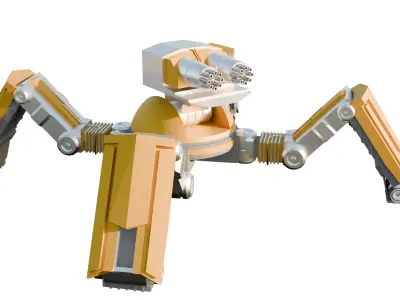 Mechanical War Robot 3D model
