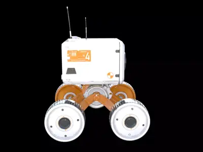 Stylized Robot Low-poly 3D model buy
