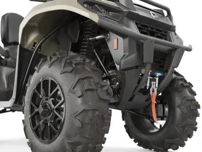 ATV BRP can-am OUTLANDER 700 XT 3D model