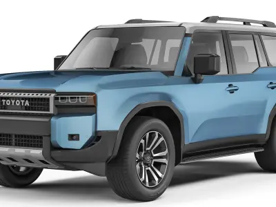 Toyota Land Cruiser 250 Prado 2024 3D model get