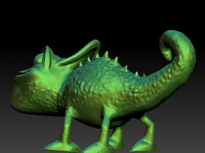 Chameleon Free 3D print model