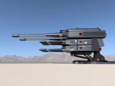 cannon 09 3D model