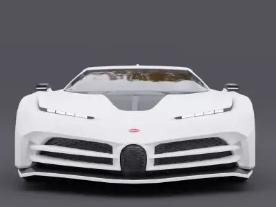 Bugatti centodieci 3D model