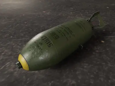 Military Bomb 3D model