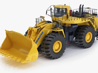 Mining loader Komatsu WA1200 3D model