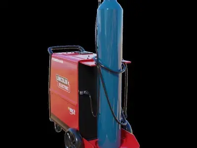 Welding Machine 3D model shop