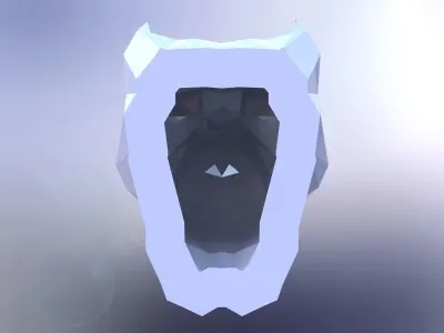 PITBULL FACE 3D model