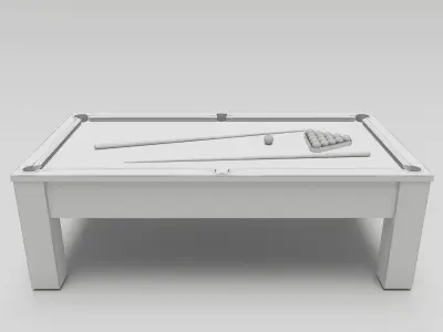 Pool table 3D model
