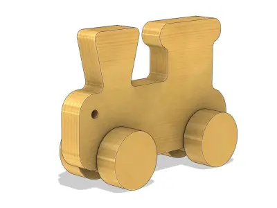Train toy for 3D printing 3D print model