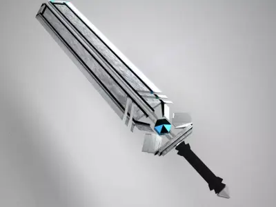 sword with light 3D model purchase