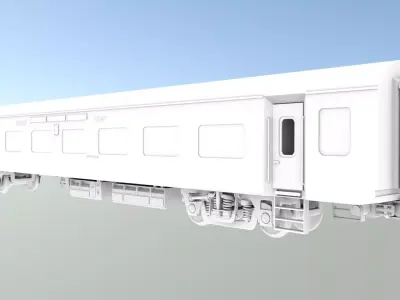 LHB Military Coach Free 3D model