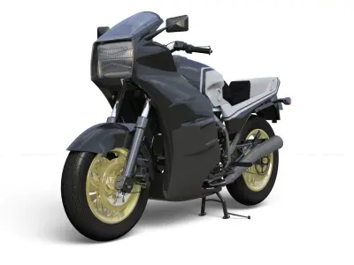 750cc motorcycle 3D model