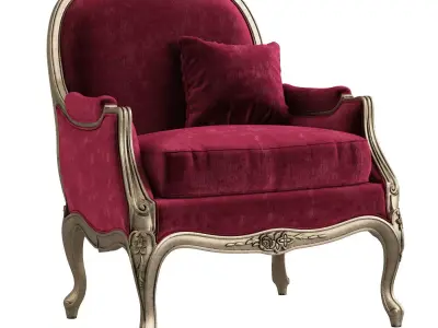 SALDA  Arredamenti Armchair art 7852 3D model