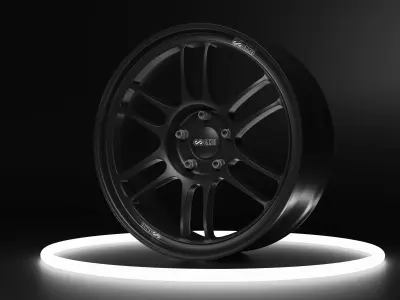 Enkei RPF1 Low-poly 3D model by Bobbos-Garage