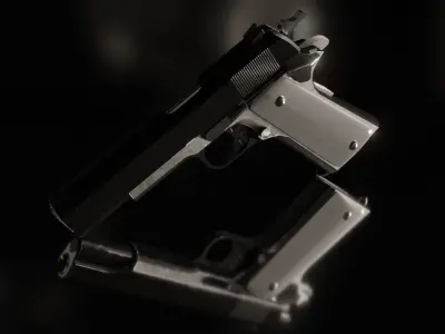 Colt 1911 Low-poly 3D model purchase