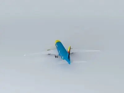 Boeing 777-300 RACT Free 3D model