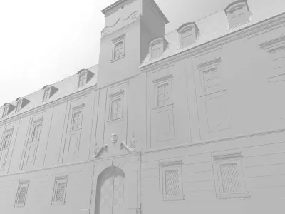 Renaissance-Baroque Castle 3D model