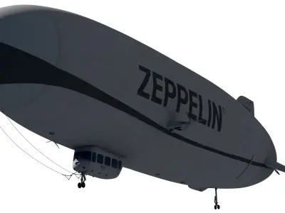 Zeppelin 3D model purchase