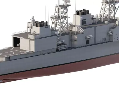 US NAVY SPRUANCE CLASS DESTROYER 3D model