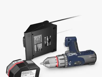 AEG screwdriver 3D model
