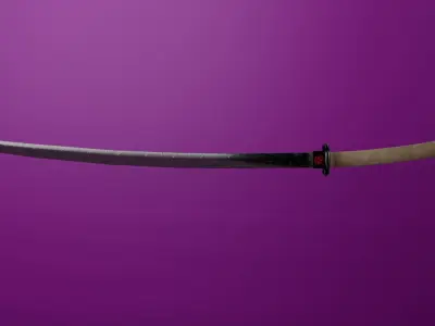 Katana Game Ready Model Low-poly 3D model