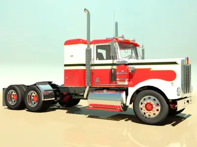 W925 Semi Truck 3D model
