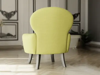 Furniture Accent Chairs Bohemian 003 Low-poly 3D model