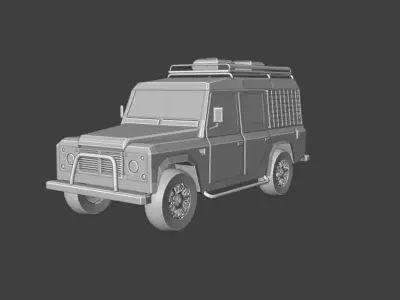 Offroad Vehicle Free low-poly 3D model