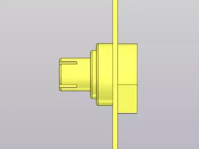 Iveco Truck Door Lock Mechanism - 3D Printable Part 3D model