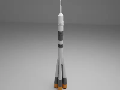 SOYUZ ROCKET KIT CARD 3D print model